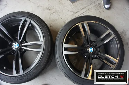 잘못된 휠수리로 고생하신 고객분.. BMW F80 M3 437M 휠복원 작업. / 용인 처인구