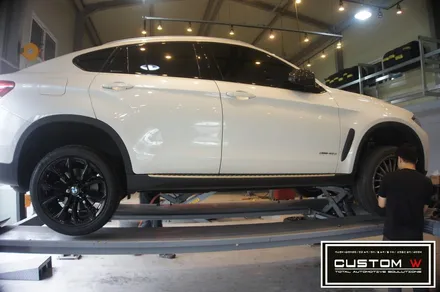 BMW X6 40d 기존 휠도색 차량의 휠수리를 위한 재방문. / 용인 처인구