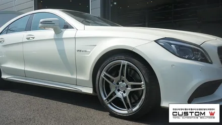 벤츠 CLS 63 AMG 고스트크롬 휠도색. / 용인 처인구