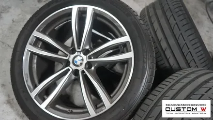 BMW 6GT 블랙유광(하이그로시블랙) 휠도색. / 용인 처인구