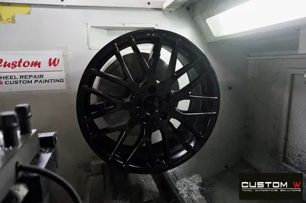 벤츠 CLA45 AMG 1개 무광 투톤 휠 다이아몬드 컷팅 휠복원 / 용인 처인구