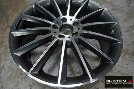 벤츠 C220d 마차휠 다이아몬드 컷팅 휠복원 / 용인 처인구