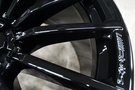 벤츠 GT43 AMG 원톤 블랙유광 휠도색 + 카본 세라믹 골드 캘리퍼도색 / 용인 처인구