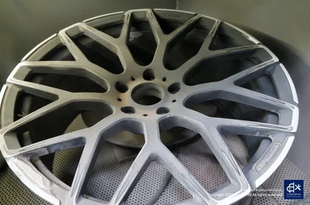 벤츠 G63 AMG 지바겐 휠수리 후 블랙유광 휠도색 / 용인 처인구