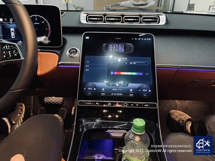 벤츠 W223 S350D  숏바디 액티브앰비언트라이트, 부메스터 전동트위터 장착. / 용인 처인구