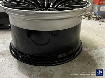 벤츠 GT43 AMG 박리 후 블랙실버 유광 투톤 휠도색 / 용인 처인구