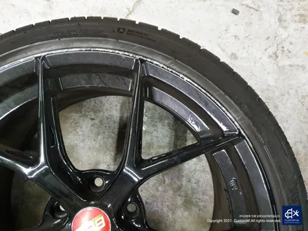 BMW 428i BBS FIR 휠수리 후 블랙유광 휠도색 / 용인 처인구