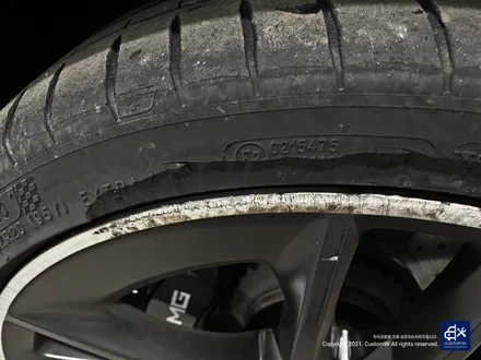 벤츠 E53 AMG 휠수리 후 매트 블랙 실버 투톤 휠도색 / 용인 처인구