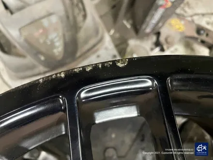 포르쉐 마칸 GTS 휠수리 후 젯블랙 휠도색 / 용인 처인구