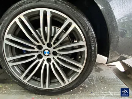 BMW G30 530e 664M 휠수리 후 블랙유광 휠도색 / 용인 처인구