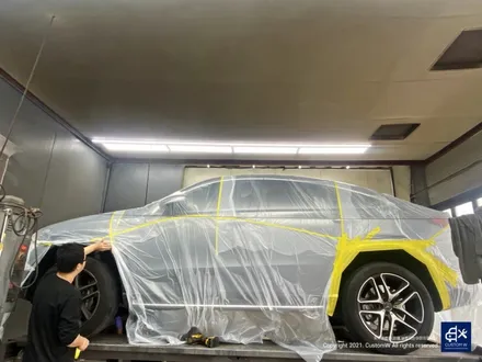 벤츠 GLE53 AMG 쿠페 블랙유광 휠도색 + 레드 캘리퍼 도색 / 용인 처인구