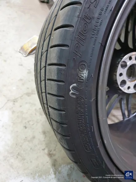 벤츠 AMG GTC 로드스터 블랙 실버 무광 투톤 휠도색 / 용인 처인구