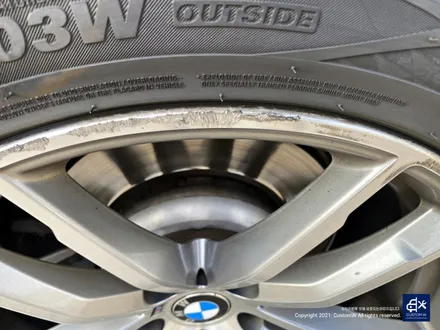 BMW G30 520d 휠수리 후 블랙유광 휠도색 / 용인 처인구