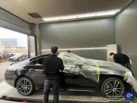 벤츠 CLS53 AMG 투톤 유광 휠도색 + 레드 캘리퍼 도색 / 용인 처인구