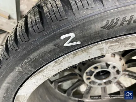 벤츠 E350 휠수리 후 블랙 실버 투톤 유광 휠도색 / 용인 처인구