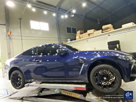 BMW M4 컴페티션 826M 휠수리 후 블랙유광 휠도색 / 용인 처인구
