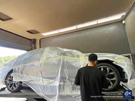 BMW G24 420i 860M 블랙유광 휠도색 + 레드 캘리퍼 도색 / 용인 처인구