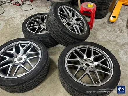 벤츠 G63 AMG G바겐 블랙 실버 무광 투톤 휠도색 / 용인 처인구