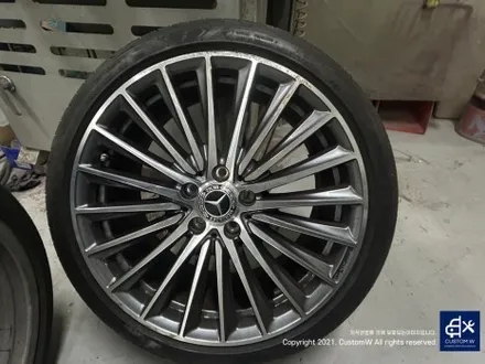 벤츠 신형 C300 AMG LINE (BR206) 19인치 마차휠 상처 수리 후, 다이아몬드 커팅 휠 복원 / 용인 처인구