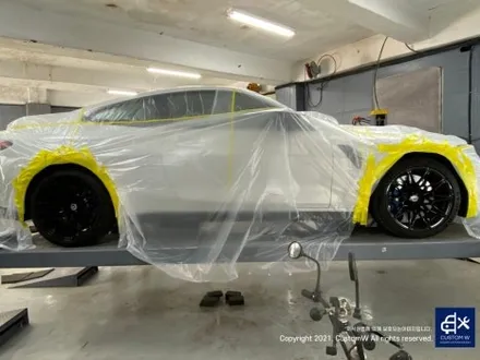 BMW G82 M4 826M 휠 상처 수리 후, 블랙 유광 휠 복원 도색 그리고 레드 캘리퍼 도색 작업까지_! / 용인 처인구