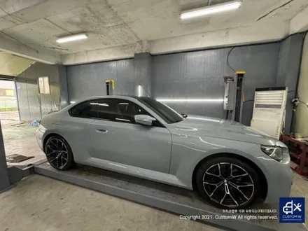 믿고 맡기는 커스텀 W_! 캐리어 카 (세이프 티 로더)를 이용해서 입출고_! BMW G87 신형 M2 블랙 유광 휠도색 & 레드 캘리퍼 도색 / 용인 처인구