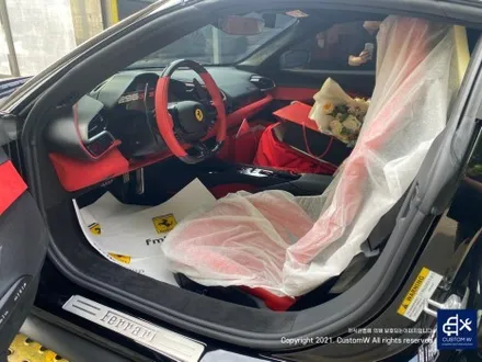Ferrari 페라리 296 GTS 신차 출고  작업 번호판 미장착  미등록 차량 사틴 블랙 / MATT BLACK ( 무광 검정) 휠 도색_! / 용인 처인구