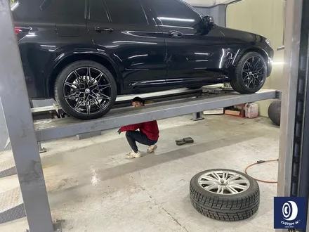 BMW X3M 컴페티션 21인치  난이도가 상당한 구조물 복잡한 892M  휠_!!  상처 수리 후, 다이아몬드 커팅 복원 ( feat. 블랙 틴트 스모크 클리어 작업까지_! ) / 용인 처인구