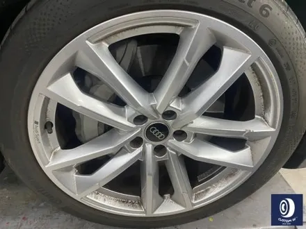 아우디 A7 55TFSI e 20인치 다이아몬드 커팅 가공을 이용한 블랙 폴리시 휠 커스텀 +  부식 방지 블랙 컬러로 캘리퍼 도색 작업까지_! / 용인 처인구