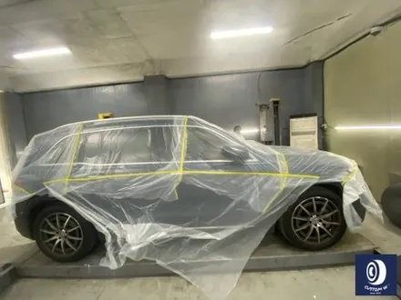 벤츠 GLB35 AMG 하이그로시 블랙 (검정 유광) 휠도색 + 레드 캘리퍼 도색 / 용인 처인구
