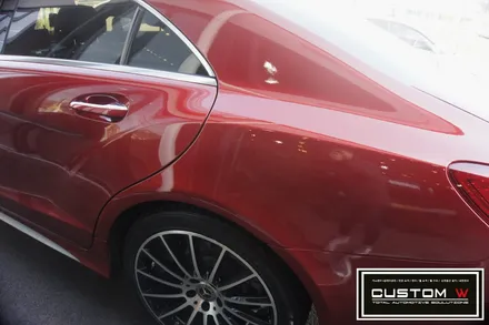 벤츠 CLS 250 상처 심한 휠 다이아몬드 컷팅 휠수리 , 운전석 리어휀더, 범퍼 판금도색 외형복원 작업까지 한번에_! 원스탑 토탈 솔루션 커스텀W / 용인 처인구