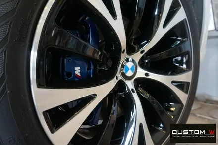 BMW 5GT 잘 못된 휠수리로 엉망이 된 휠 재작업. 다이아몬드 커팅 블랙 폴리시 휠로 재탄생 그리고  캘리퍼 도색까지.! / 용인 처인구