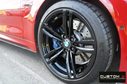 BMW M3,M4 437M 휠 상처 수리 후, 블랙 유광 휠도색. / 용인 처인구