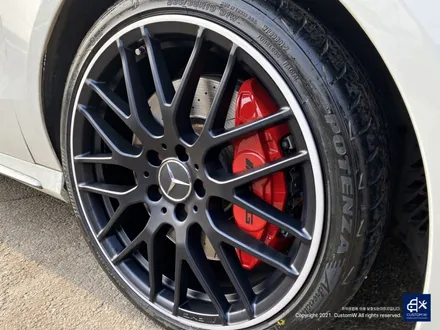 벤츠 A45 AMG 블랙실버 무광 투톤 휠도색 & 레드 캘리퍼 도색 / 용인 처인구