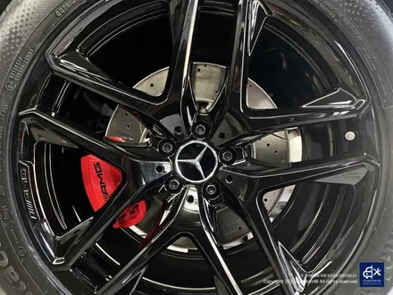 벤츠 GLE53 AMG 블랙유광 휠도색 + 레드 캘리퍼 도색 / 용인 처인구