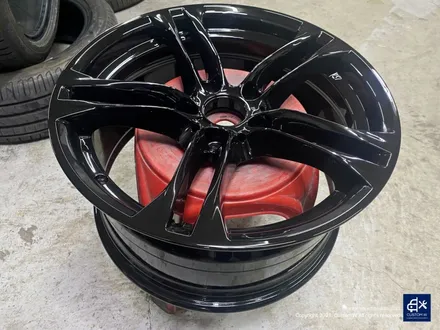 BMW F10 530d 박리 후 블랙유광 휠도색 + 분진 제거 후 블루 캘리퍼 도색 / 용인 처인구