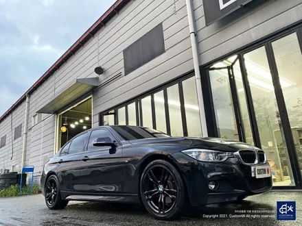 BMW F30 320d 441M 휠수리 후 블랙유광 휠도색 / 용인 처인구