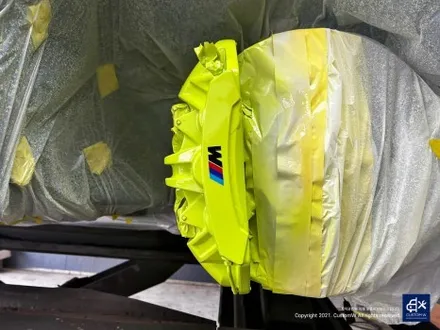 BMW G80 M3 블랙유광 휠도색 + 애시드 그린 캘리퍼 도색 / 용인 처인구
