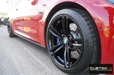 BMW M3,M4 437M 휠 상처 수리 후, 블랙 유광 휠도색. / 용인 처인구