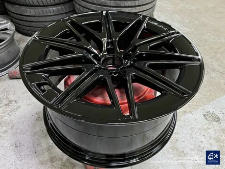벤츠 신형 GT43 AMG 블랙유광 휠도색 + 애시드 그린 캘리퍼 도색 / 용인 처인구