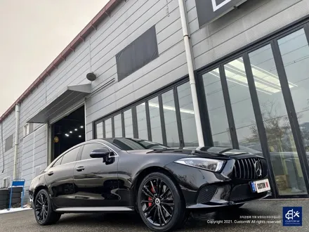 벤츠 CLS400d 휠수리 후 블랙유광 휠도색 / 용인 처인구