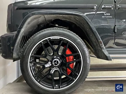벤츠 G63 AMG G바겐 22인치 블랙 실버 투톤 유광 휠도색 / 용인 처인구