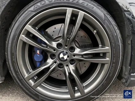 BMW F30 330i 휠수리 후 건메탈 유광 휠도색 / 용인 처인구