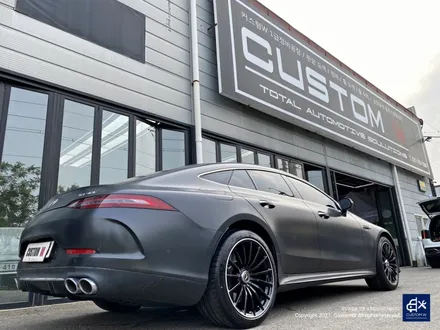 벤츠 GT43 AMG 휠수리 후 블랙 실버 투톤 유광 휠도색 / 용인 처인구