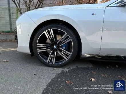 와_! 이게 플렉스다_! 전기차 럭셔리 세단 BMW I7 블루 캘리퍼 도색 고객과의 소통을 중요시하는 커스텀 W (feat. 훈훈한 카톡 내용 캡처 ) / 용인 처인구