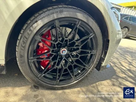 BMW G82 M4 826M 휠 상처 수리 후, 블랙 유광 휠 복원 도색 그리고 레드 캘리퍼 도색 작업까지_! / 용인 처인구
