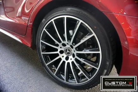 벤츠 CLS 250 상처 심한 휠 다이아몬드 컷팅 휠수리 , 운전석 리어휀더, 범퍼 판금도색 외형복원 작업까지 한번에_! 원스탑 토탈 솔루션 커스텀W / 용인 처인구