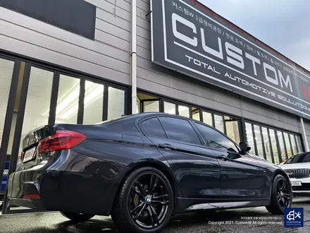 BMW F30 320d 441M 휠수리 후 블랙유광 휠도색 / 용인 처인구