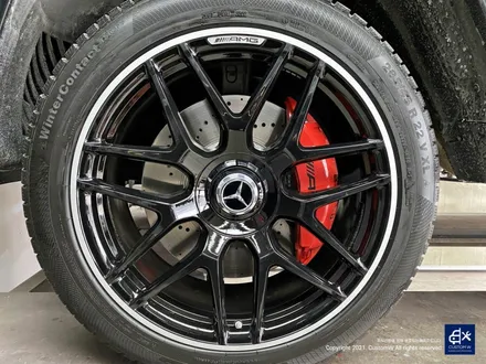 벤츠 G63 AMG G바겐 22인치 블랙 실버 투톤 유광 휠도색 / 용인 처인구