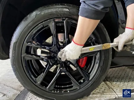벤츠 GLE53 AMG 휠수리 후 블랙유광 휠도색 / 용인 처인구