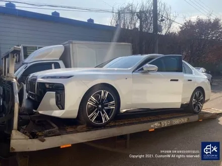 와_! 이게 플렉스다_! 전기차 럭셔리 세단 BMW I7 블루 캘리퍼 도색 고객과의 소통을 중요시하는 커스텀 W (feat. 훈훈한 카톡 내용 캡처 ) / 용인 처인구